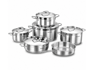 طقم حلل استانلس كوركماز 11ق Alfa XL