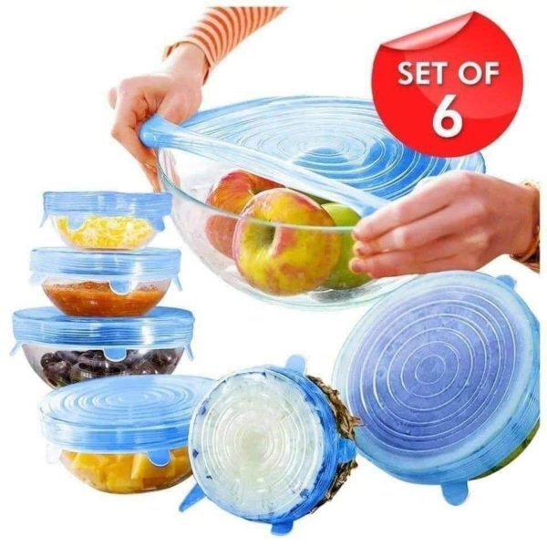 طقم غطاء سيليكون 6قطع