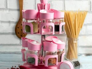 طقم توابل دوار 2دور Kitchen