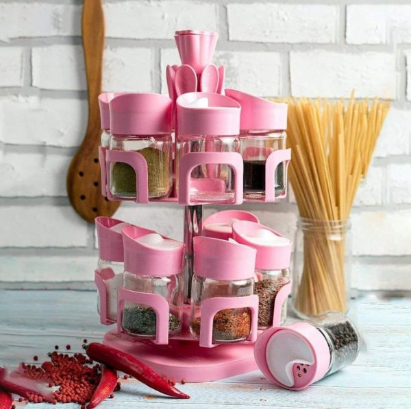 طقم توابل دوار 2دور Kitchen