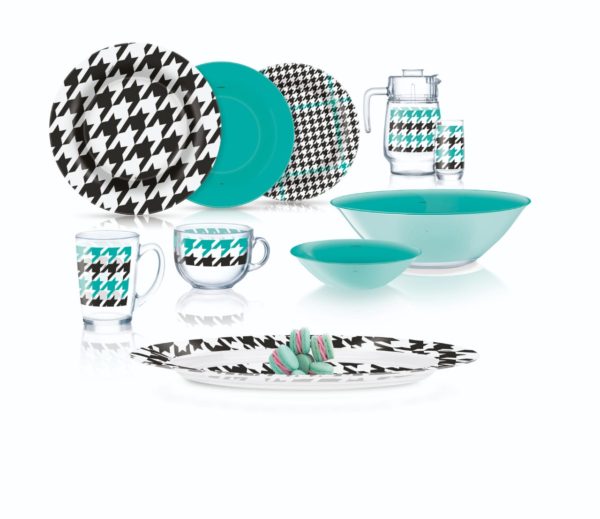 طقم اركوبيركس 46ق  Luminarc Ancy Turquoise