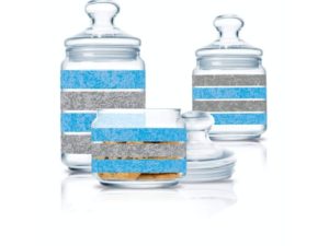 طقم توابل زجاج 3ق Luminarc Stony B&G