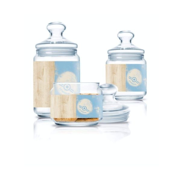 طقم توابل زجاج 3ق Luminarc Nordic Hevea B