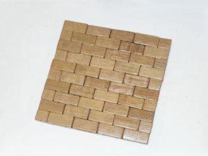 كوستر خشب مربع 20×20 سم