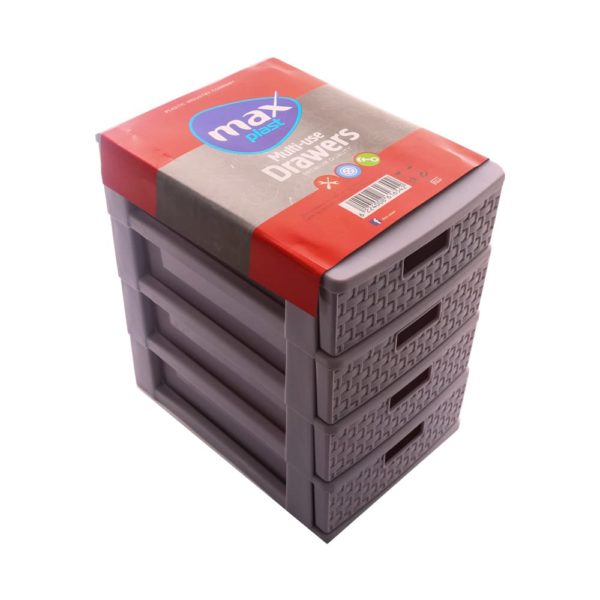 ⁦منظم اكسسوارات بلاستيك 4درج max⁩ - الصورة ⁦2⁩