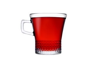 طقم مج كوفرس سادة 6ق Pasabahce