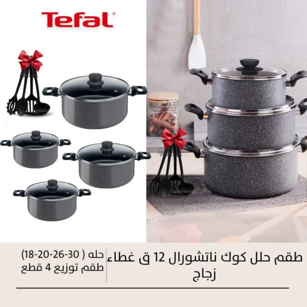 طقم كوك ناتشورال تيفال 12ق Tefal