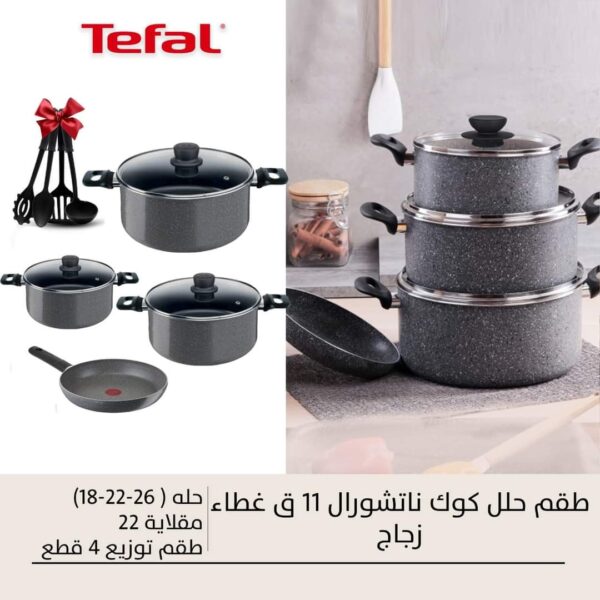 طقم كوك ناتشورال تيفال 11ق Tefal