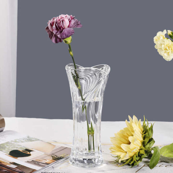 فازة زجاج مدورة 16سم