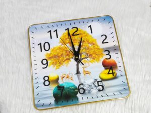 ساعة حائط اكليريك 30سم