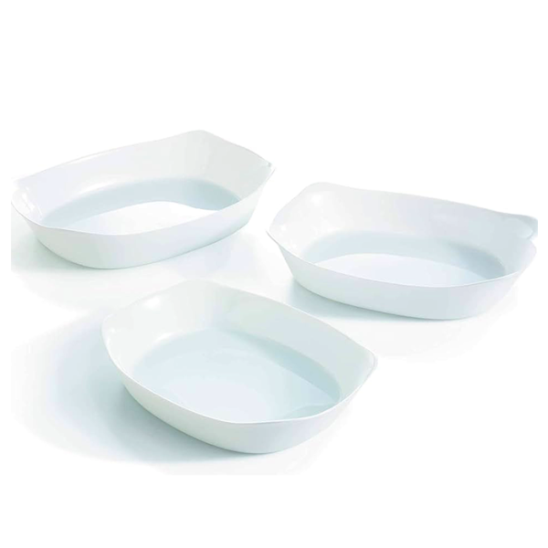 طاجن كارين مستطيل 3ق Luminarc