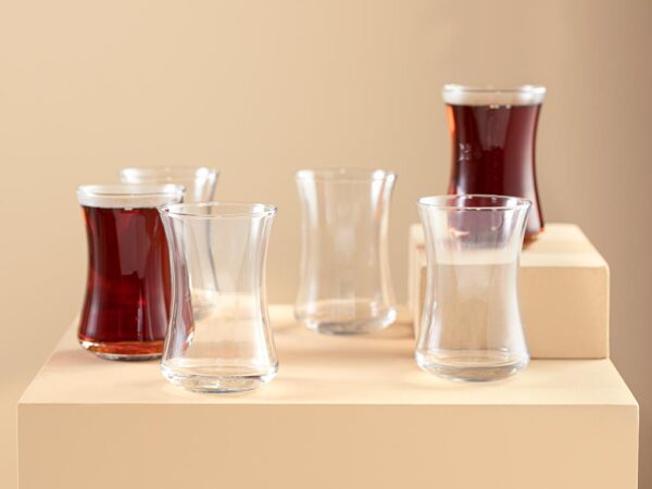 طقم استكانة الا سادة 6ق Pasabahce