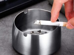 طفاية استانلس فضي
