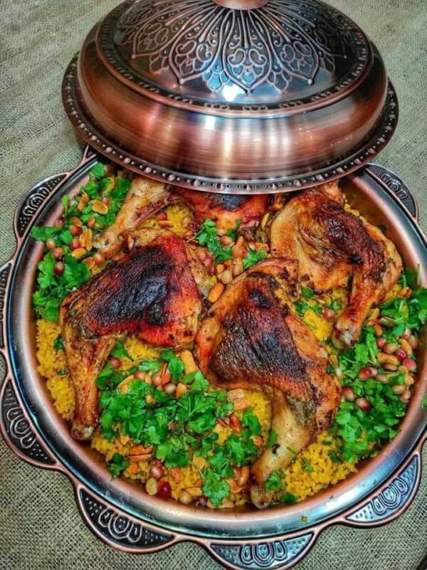 ⁦طاجن نحاسي بالغطاء 40سم⁩ - الصورة ⁦4⁩