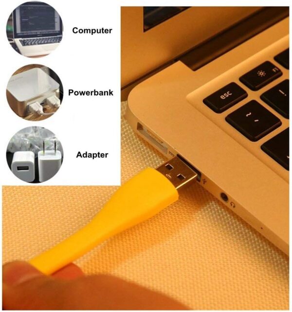 ⁦وناسة ليد 17سم usb⁩ - الصورة ⁦4⁩