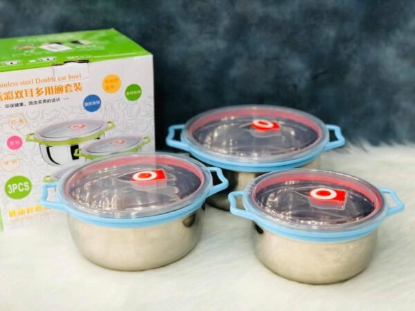 طقم ثلاجة استانلس 3قطع
