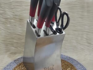 طقم سكاكين استانلس 8ق Bass