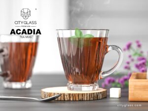 طقم مج اكاديا 6ق City Glass