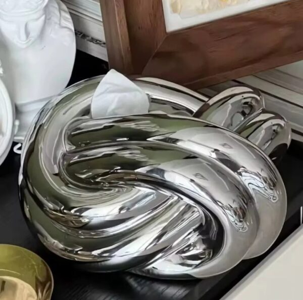 علبة مناديل بورسلين