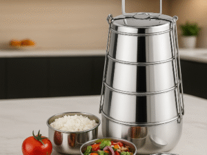 عمود طعام استانلس 4دور