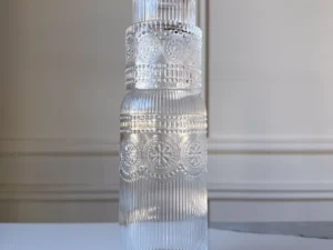 قارورة زجاج غطاء كوب 1لتر
