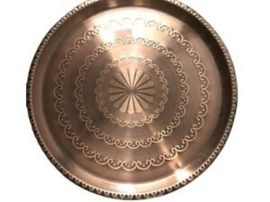 صينية عشاء استانلس نحاسي
