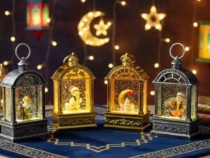 فانوس اكليريك مضئ 15سم