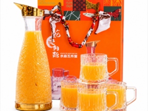 طقم شربات قارورة زجاج 5ق