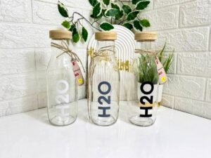 زجاجة زجاج H2o