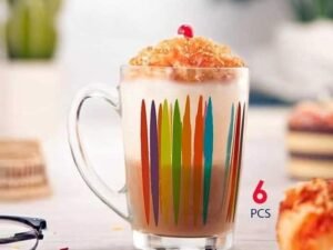 طقم مج نيومورنينج مشجر 6ق Luminarc