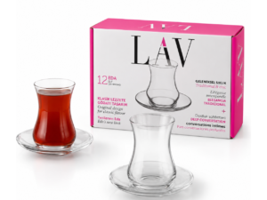 طقم استكانة ايدا 12ق Lav