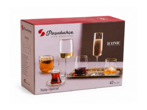 طقم ايكونك مدهب 42ق Pasabahce