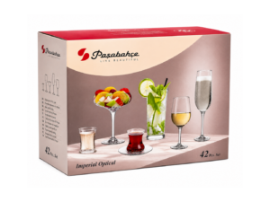 طقم امبريال مضلع 42ق Pasabahce
