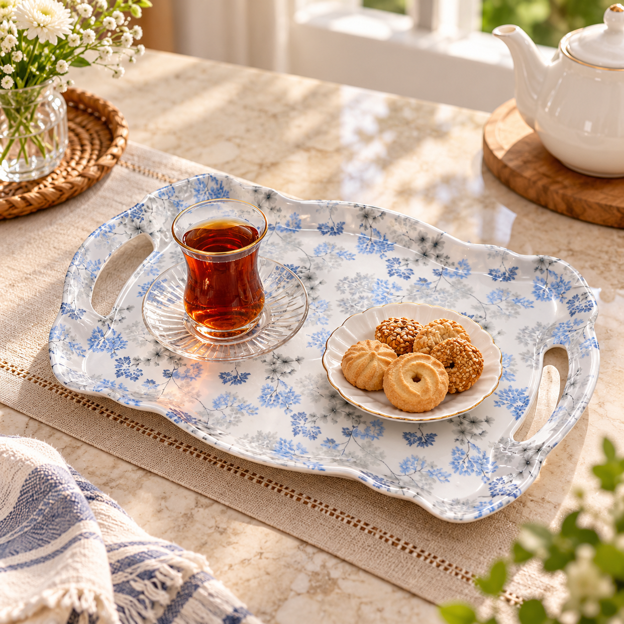 صينية ميلامين جلاكسي مقاس1 - الصورة 10